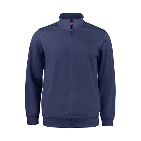 CLIQUE Basic Active Cardigan - Spun Dyed-Mørk Marine