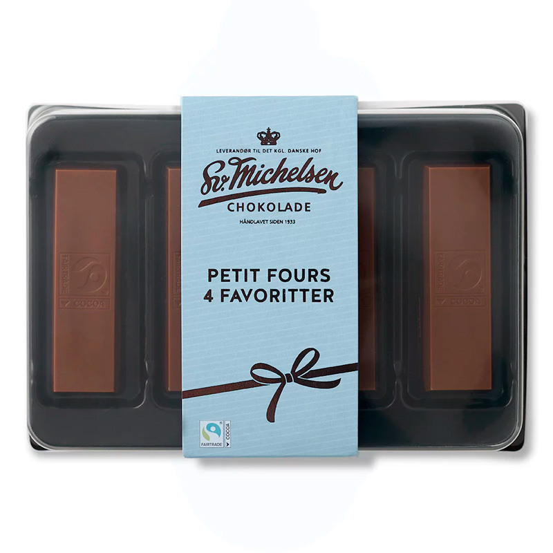SV. MICHELSEN 4 Stk. Petit Four - Fairtrade-Marcipan