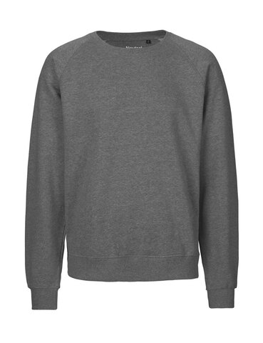 NEUTRAL Unisex Sweatshirt, 100% Økologisk Fairtrade Bomuld-Mørkegrå Melange