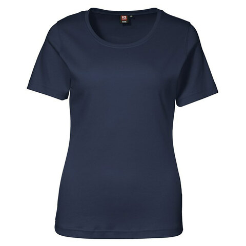 ID Interlock T-shirt Dame-Navy