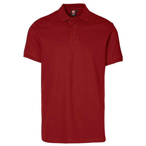 ID Piqué Poloshirt Stretch-Rød