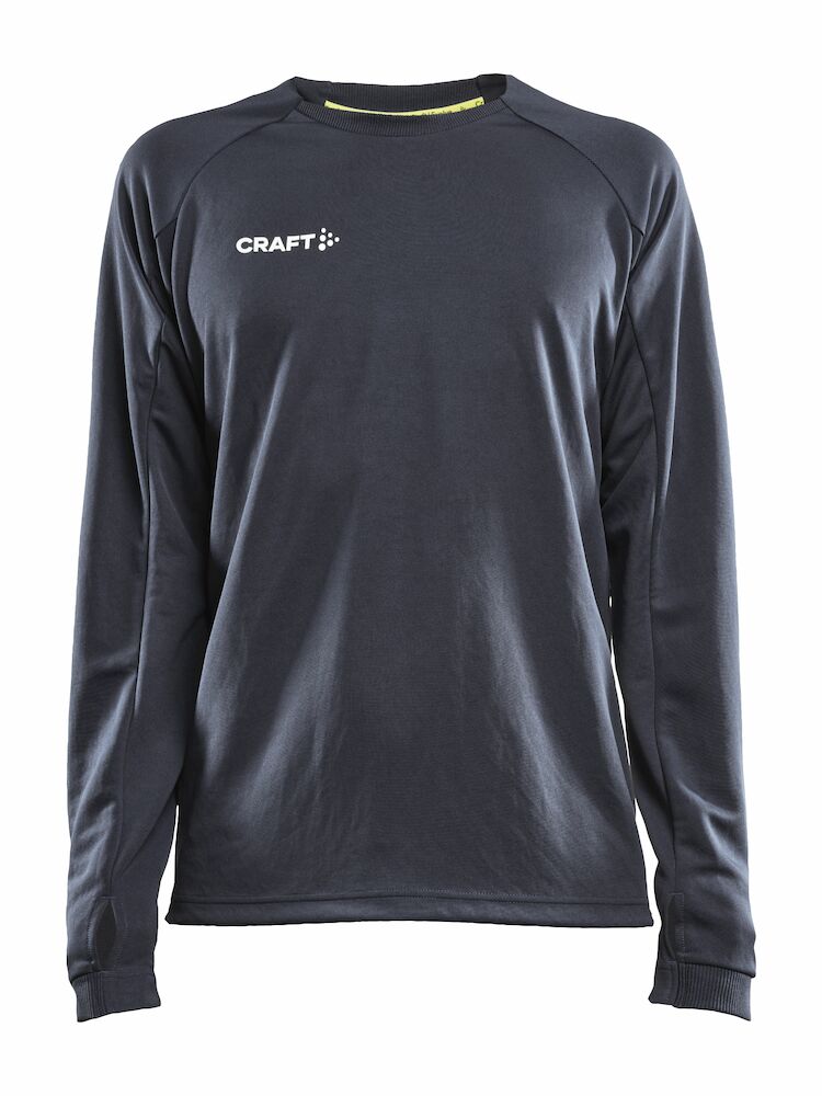 CRAFT Evolve Crew Neck Løbe T-shirt, herre - rPet-Grå