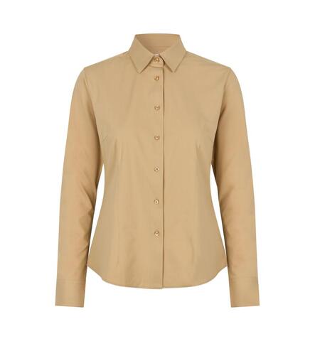 Seven Seas Hybrid Skjorte, Dame-Sand