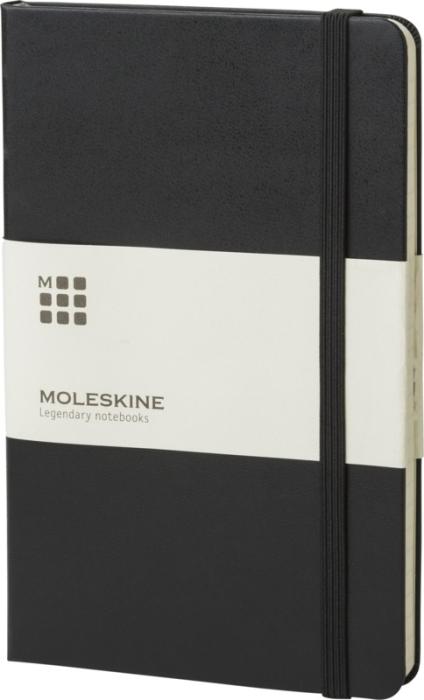MOLESKINE Classic L hardcover Linieret - Certificeret Papir-Sort