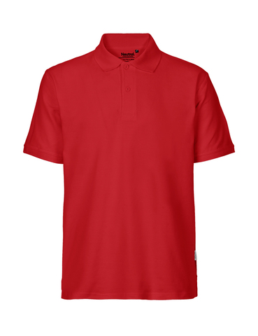 NEUTRAL Classic Polo, 100% Økologisk Fairtrade Bomuld-Rød