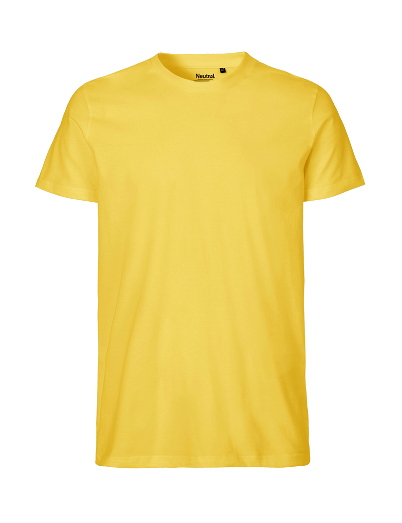 NEUTRAL Fit T-shirt, 100% Økologisk Fairtrade Bomuld-Gul