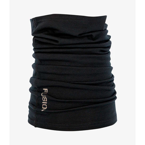 FUSION Merino Halsedisse-Sort