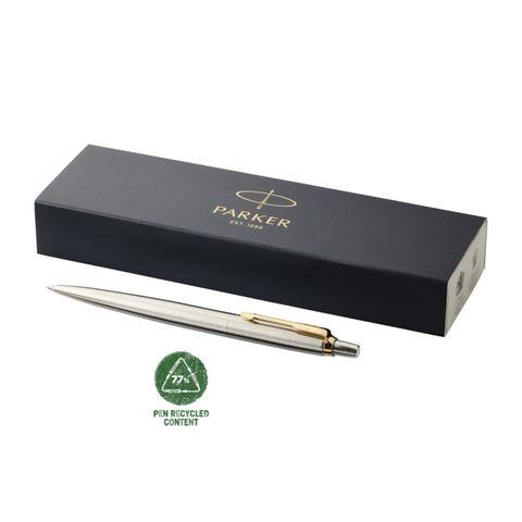 Parker Jotter SS kuglepen (blå refill)-Sølv
