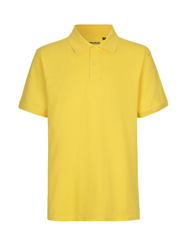 NEUTRAL Classic Polo, 100% Økologisk Fairtrade Bomuld-Gul