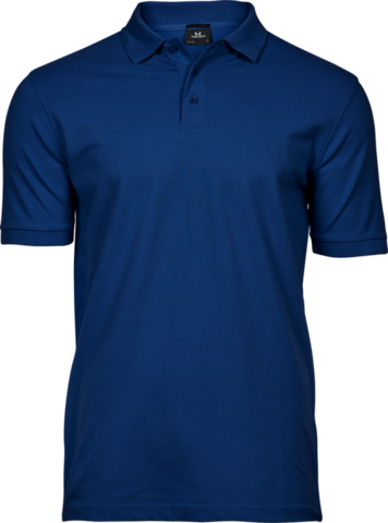 TEE JAYS Luxury Stretch Polo, Økologisk, herre-Kongeblå