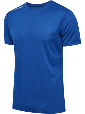 HUMMEL Løbe T-shirt, Herre - 100% rPet-Blå