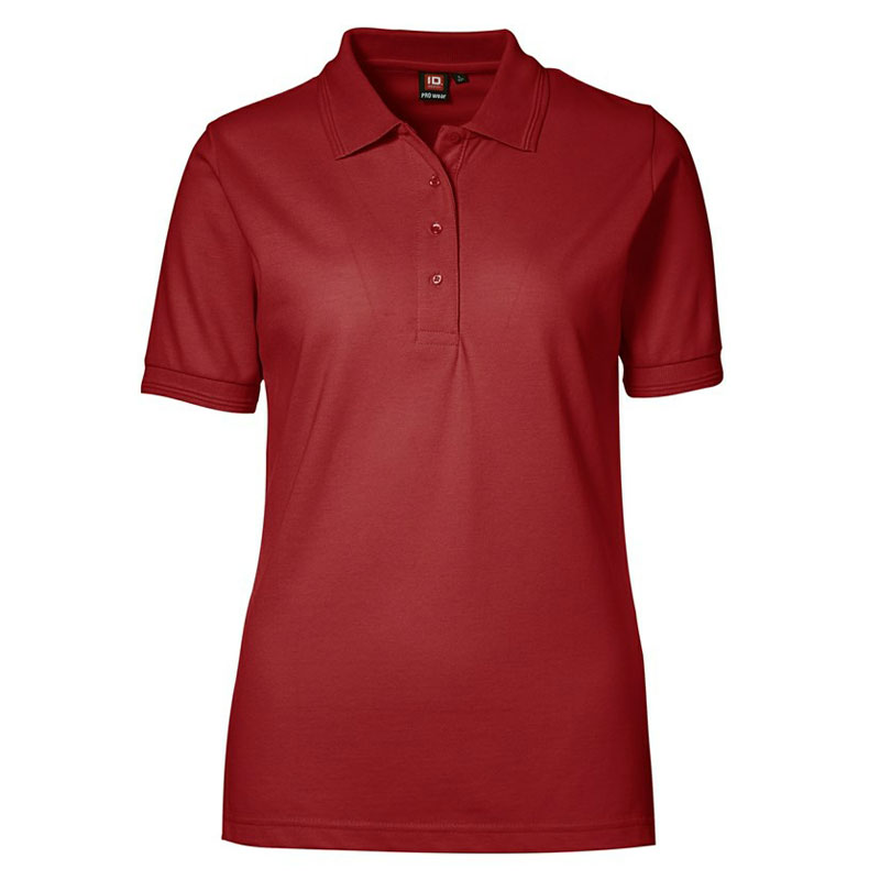 ID Pro Wear Poloshirt Dame-Rød