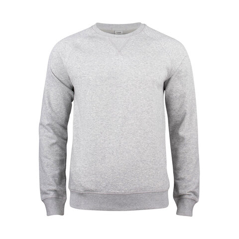 CLIQUE Premium OC Roundneck Herre - Øko Bomuld-Grå