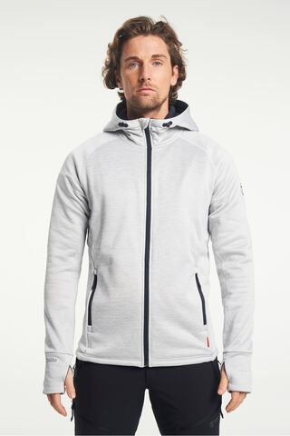 TENSON TXlite Midlayer Hoodie Zip, Herre-Grå melange