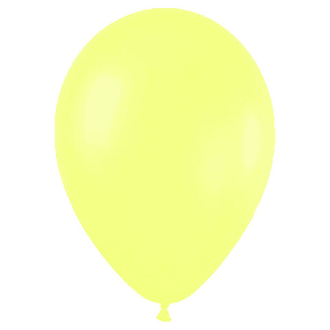 Bionedbrydelig Balloner Pastel str. 40 x 30 cm.-006 Yellow