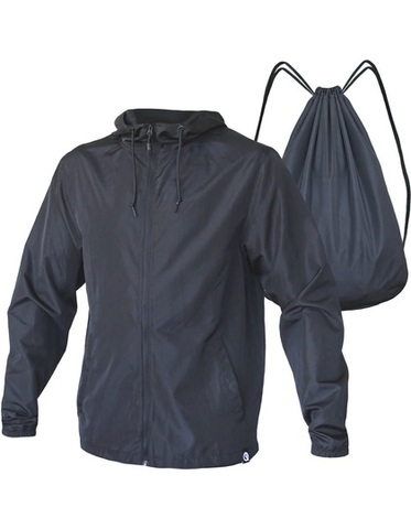 Dryflip Windbreaker - Pak i egen pose-Sort
