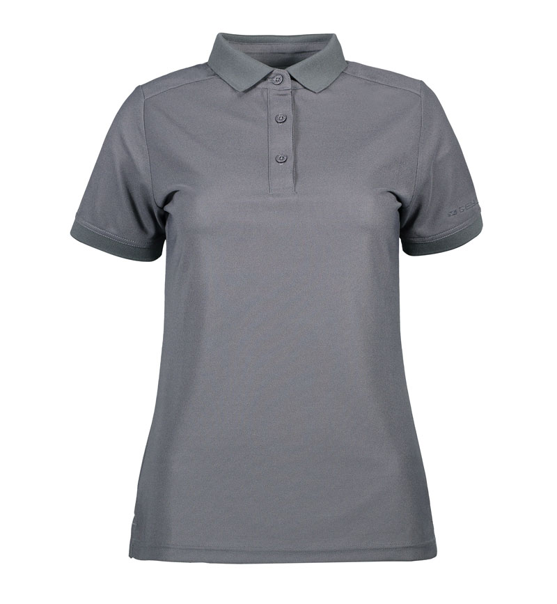 GEYSER Functional polo shirt, dame-Grå
