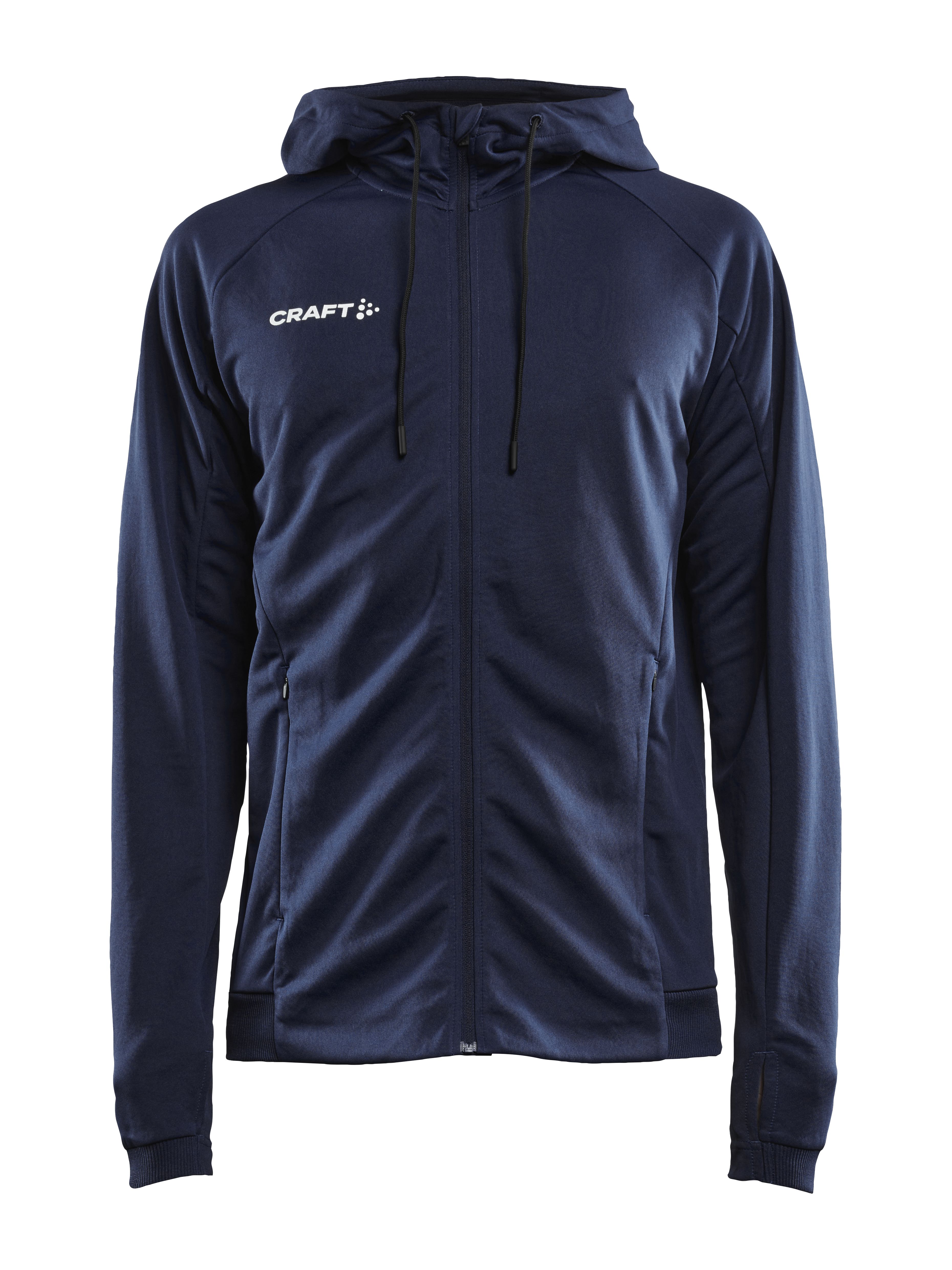 CRAFT Evolve Hood Løbejakke, herre - rPet-Navy