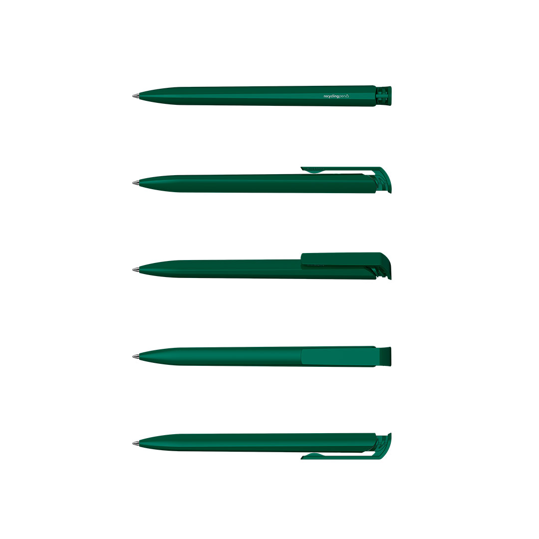 KLIO Trias Kuglepen - rPET-Mørkegrøn