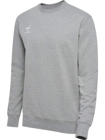 HUMMEL 2.0 Sweatshirt, Unisex - Økologisk Bomuld-Grå melange