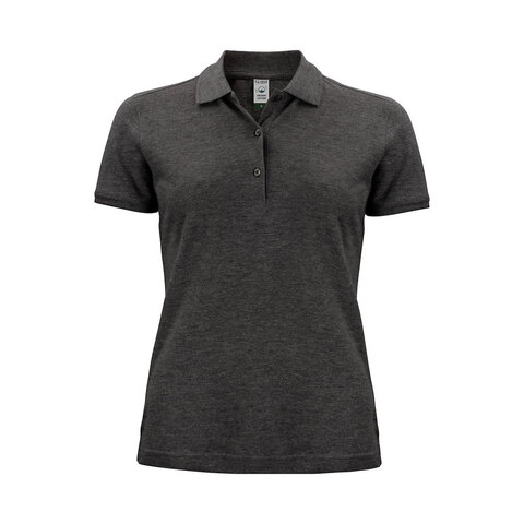 CLIQUE Classic OC Polo Dame - Øko Bomuld-Mørkegrå