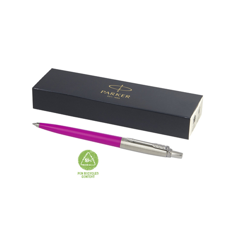 Parker Jotter Recycled kuglepen (sort refill)-Lilla