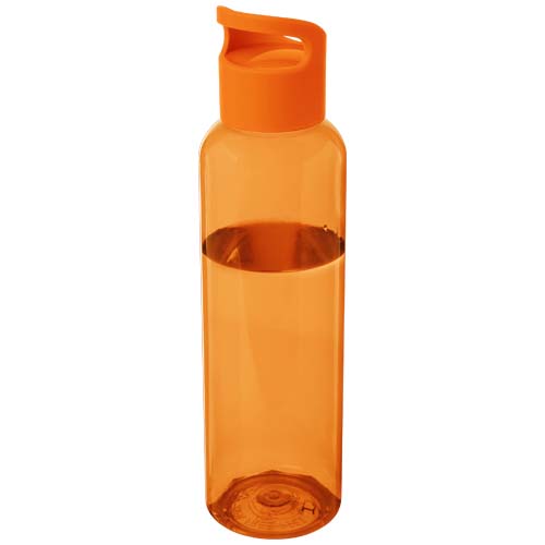 Sky 650 ml vandflaske af genvundet plast-Orange