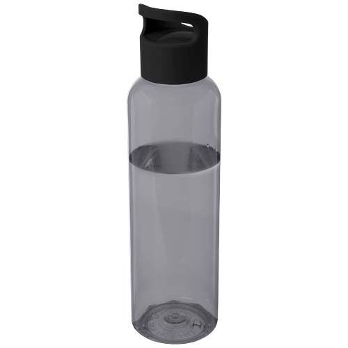 Sky 650 ml vandflaske af genvundet plast-Sort