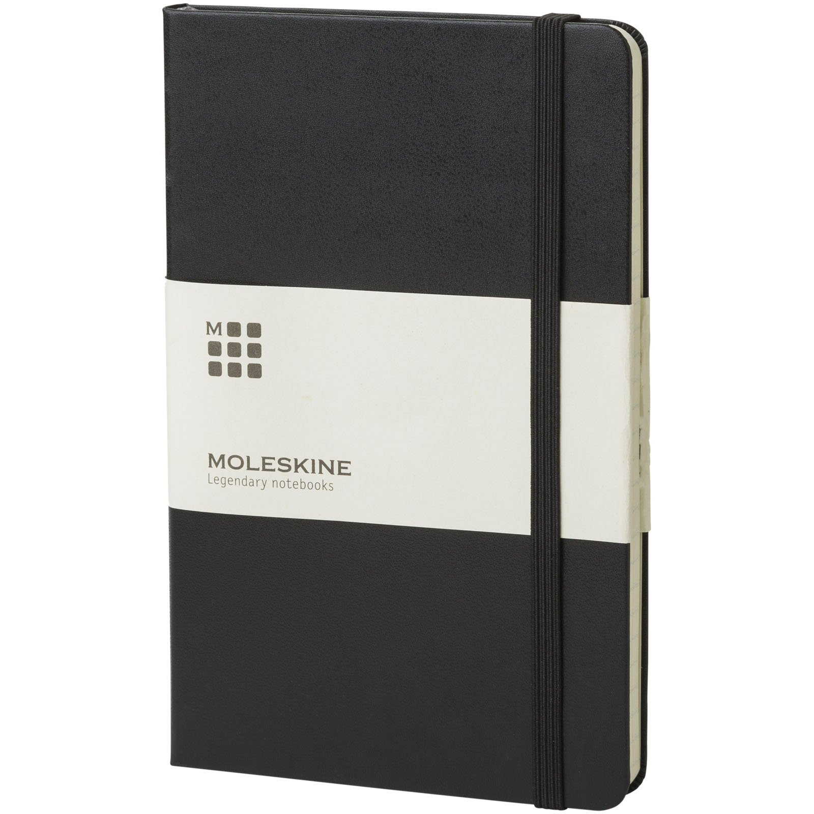 Moleskine Classic M hardcover notesbog - linjeret-Sort