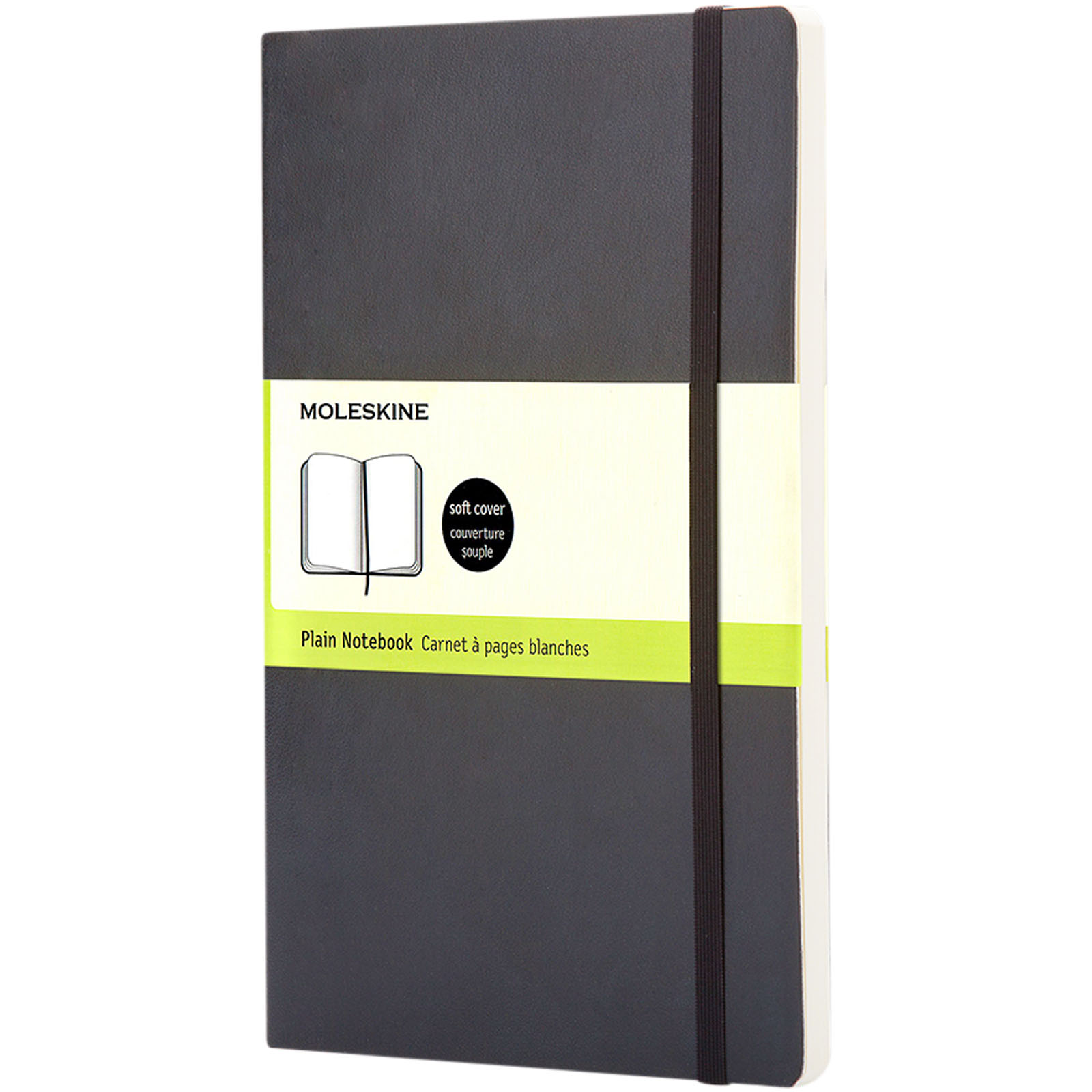 Moleskine Classic L softcover notesbog - blank-Sort