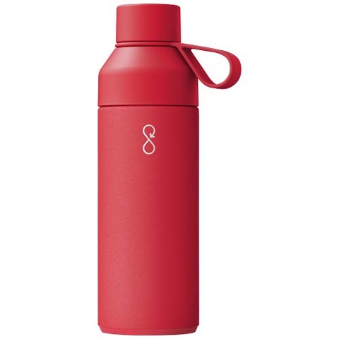 Ocean Bottle 500 ml vakuumisoleret vandflaske - Rød