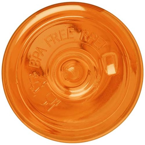 Sky 650 ml vandflaske af genvundet plast-Orange