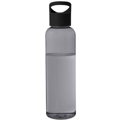 Sky 650 ml vandflaske af genvundet plast-Sort