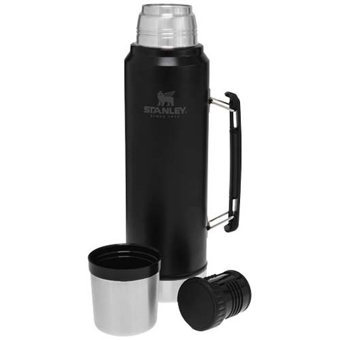 Stanley Classic 1000 ml flaske-Sort