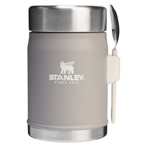 Stanley Legendary 400 ml madbeholder med ske - Grå