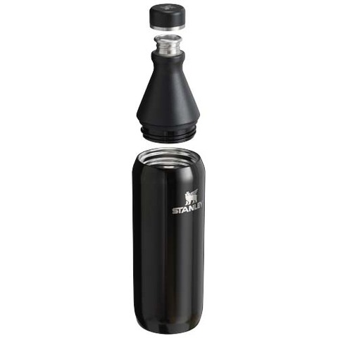 Stanley All Day Slim 600 ml vandflaske-Sort