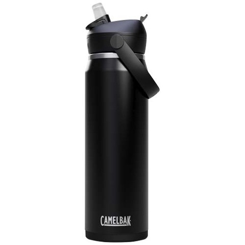 Camelbak® Thrive Flip VSS vandflaske på 740 ml i rustfrit stål med vippesugerør-Sort