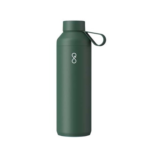 Ocean Bottle Peak 710 ml vandflaske i genanvendt rustfrit stål - Grøn