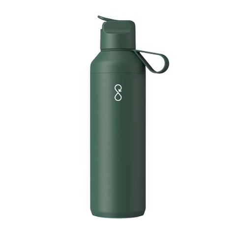 Ocean Bottle Peak GO 710 ml vandflaske af genvundet rustfrit stål - Grøn