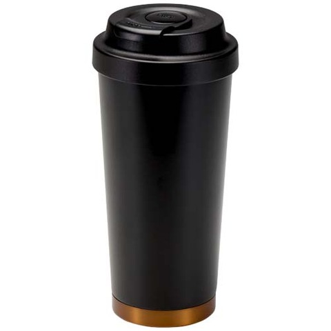 Hampton 480 ml RCS krus i genvundet rustfrit stål med dobbeltvægget vakuumisolering - Sort