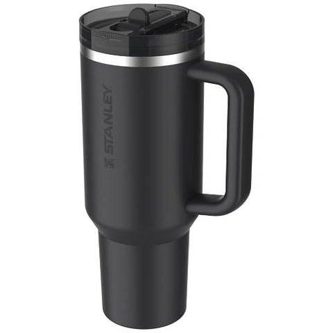 Stanley Quencher® ProTour 1180 ml isoleret flip sugerørs krus i genvundet rustfrit stål - Sort