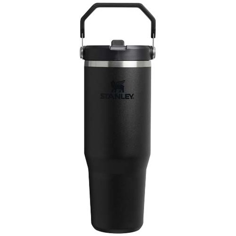 Stanley IceFlow™ 2.0 890 ml isoleret drikkedunk i rustfrit stål med flip sugerør - Sort