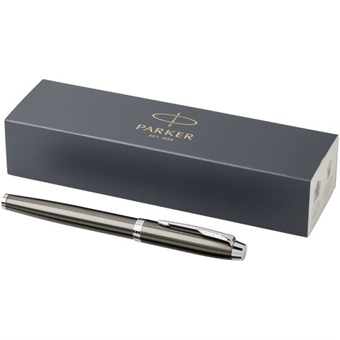 Parker IM rollerballpen (sort refill) - Brun