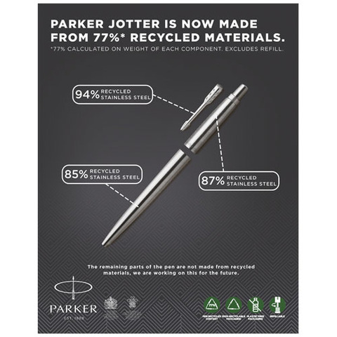 Parker Jotter SS kuglepen (blå refill)