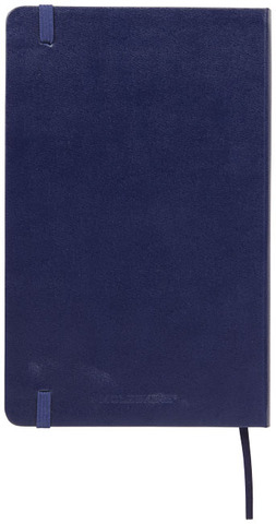 Moleskine Classic L hardcover notesbog - linjeret-Blå