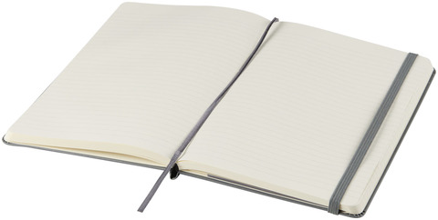 Moleskine Classic L hardcover notesbog - linjeret-Grå