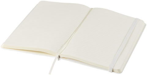 Moleskine Classic L hardcover notesbog - linjeret-Hvid