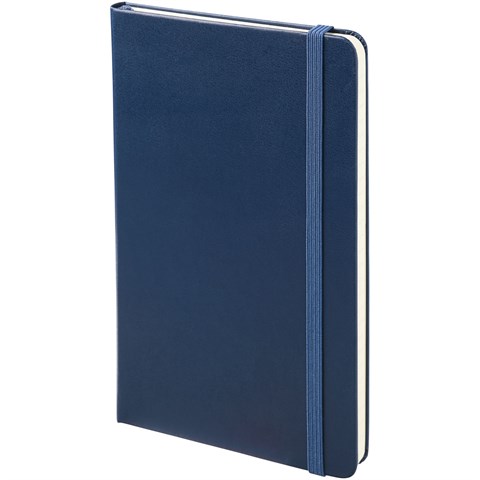 Moleskine Classic L hardcover notesbog - linjeret-Blå