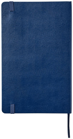 Moleskine Classic L hardcover notesbog - linjeret-Blå