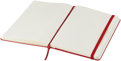 Moleskine Classic L hardcover notesbog - linjeret-Rød